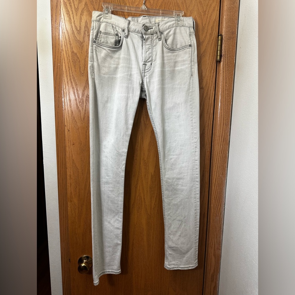 AllSaints Cigarette Gray Jeans